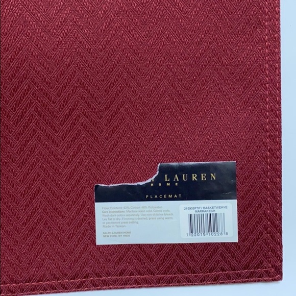 NWT Ralph Lauren marrakech placemat 2 pieces - Picture 10 of 11